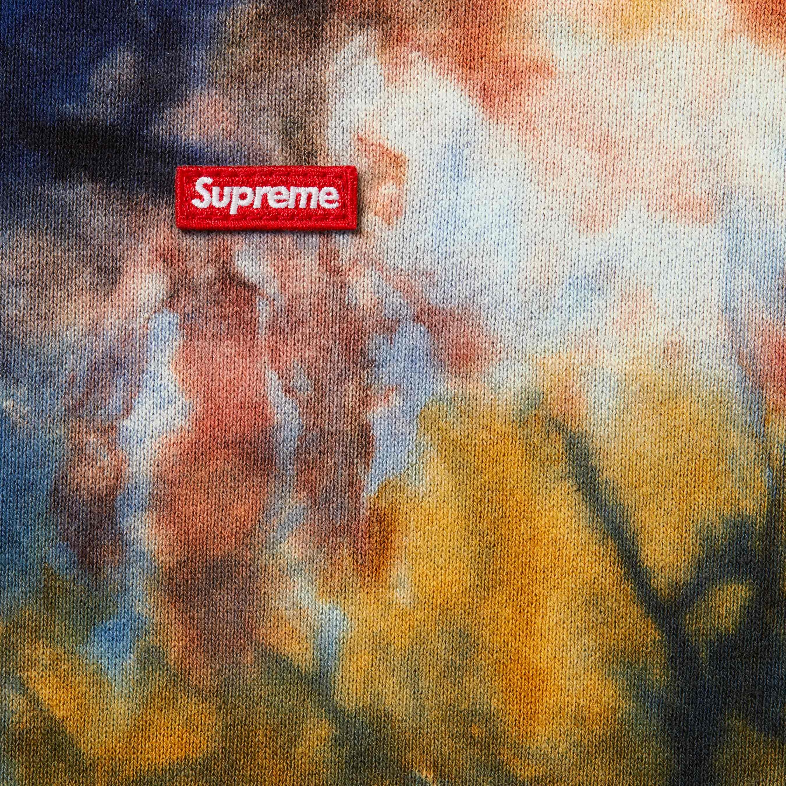 Overdyed Small Box Zip Up Hooded Sweatshirt view 11